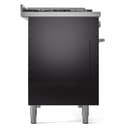 Professional Plus II 48 UP48FSWMPBK Freestanding Dual Fuel Range with 5 Sealed Burners with Griddle and French Top Double Oven with Triple Glass Door with Stainless Steel knobs view 9