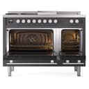 Professional Plus II 48 UP48FSWMPMG Freestanding Dual Fuel Range with 5 Sealed Burners with Griddle and French Top Double Oven with Triple Glass Door with Stainless Steel knobs view 3