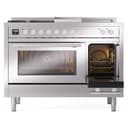 Professional Plus II 48 UP48FSWMPSS Freestanding Dual Fuel Range with 5 Sealed Burners with Griddle and French Top Double Oven with Triple Glass Door view 5