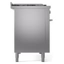 Professional Plus II 48 UP48FSWMPSS Freestanding Dual Fuel Range with 5 Sealed Burners with Griddle and French Top Double Oven with Triple Glass Door view 9