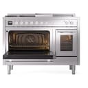 Professional Plus II 48 UP48FSWMPSS Freestanding Dual Fuel Range with 5 Sealed Burners with Griddle and French Top Double Oven with Triple Glass Door view 4