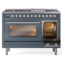 Professional Plus II 48 UP48FWMPBG Freestanding Dual Fuel Range with 8 Sealed Burners with Griddle Double Oven with Triple Glass Door with Stainless Steel knobs view 5
