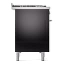 Professional Plus II 48 UP48FWMPBK Freestanding Dual Fuel Range with 8 Sealed Burners with Griddle Double Oven with Triple Glass Door with Stainless Steel knobs view 9