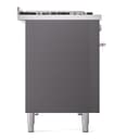 Professional Plus II 48 UP48FWMPMG Freestanding Dual Fuel Range with 8 Sealed Burners with Griddle Double Oven with Triple Glass Door with Stainless Steel knobs view 9