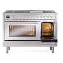 Professional Plus II 48 UP48FWMPSS Freestanding Dual Fuel Range with 8 Sealed Burners with Griddle Double Oven with Triple Glass Door view 5