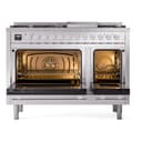 Professional Plus II 48 UP48FWMPSS Freestanding Dual Fuel Range with 8 Sealed Burners with Griddle Double Oven with Triple Glass Door view 3