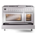 Professional Plus II 48 UP48FWMPSS Freestanding Dual Fuel Range with 8 Sealed Burners with Griddle Double Oven with Triple Glass Door view 6