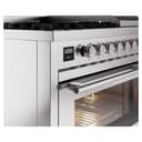Professional Plus II 48 UP48FWMPSS Freestanding Dual Fuel Range with 8 Sealed Burners with Griddle Double Oven with Triple Glass Door view 7