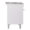Professional Plus II 48 UP48FWMPWH Freestanding Dual Fuel Range with 8 Sealed Burners with Griddle Double Oven with Triple Glass Door with Stainless Steel knobs view 9