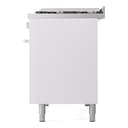 Professional Plus II 48 UP48FWMPWH Freestanding Dual Fuel Range with 8 Sealed Burners with Griddle Double Oven with Triple Glass Door with Stainless Steel knobs view 10