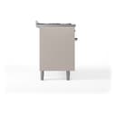 Nostalgie II 60 UP60FNMPAWB Freestanding Dual Fuel Range with 9 Sealed Burners with Griddle Double Oven with Triple Glass Door with Bronze knobs view 10