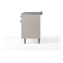 Nostalgie II 60 UP60FNMPAWB Freestanding Dual Fuel Range with 9 Sealed Burners with Griddle Double Oven with Triple Glass Door with Bronze knobs view 11