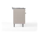 Nostalgie II 60 UP60FNMPAWG Freestanding Dual Fuel Range with 9 Sealed Burners with Griddle Double Oven with Triple Glass Door with Brass knobs view 10
