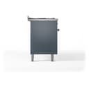 Nostalgie II 60 UP60FNMPBGB Freestanding Dual Fuel Range with 9 Sealed Burners with Griddle Double Oven with Triple Glass Door with Bronze knobs view 10