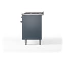 Nostalgie II 60 UP60FNMPBGB Freestanding Dual Fuel Range with 9 Sealed Burners with Griddle Double Oven with Triple Glass Door with Bronze knobs view 11