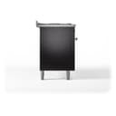 Nostalgie II 60 UP60FNMPBKP Freestanding Dual Fuel Range with 9 Sealed Burners with Griddle Double Oven with Triple Glass Door with Copper knobs view 10