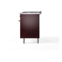 Nostalgie II 60 UP60FNMPBUP Freestanding Dual Fuel Range with 9 Sealed Burners with Griddle Double Oven with Triple Glass Door with Copper knobs view 10