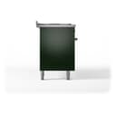 Nostalgie II 60 UP60FNMPEGB Freestanding Dual Fuel Range with 9 Sealed Burners with Griddle Double Oven with Triple Glass Door with Bronze knobs view 10