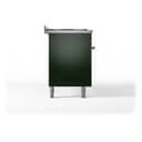 Nostalgie II 60 UP60FNMPEGC Freestanding Dual Fuel Range with 9 Sealed Burners with Griddle Double Oven with Triple Glass Door with Chrome knobs view 10
