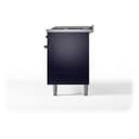 Nostalgie II 60 UP60FNMPMBB Freestanding Dual Fuel Range with 9 Sealed Burners with Griddle Double Oven with Triple Glass Door with Bronze knobs view 11