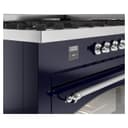 Nostalgie II 60 UP60FNMPMBC Freestanding Dual Fuel Range with 9 Sealed Burners with Griddle Double Oven with Triple Glass Door with Chrome knobs view 8