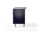 Nostalgie II 60 UP60FNMPMBG Freestanding Dual Fuel Range with 9 Sealed Burners with Griddle Double Oven with Triple Glass Door with Brass knobs view 10