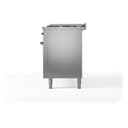 Nostalgie II 60 UP60FNMPSSB Freestanding Dual Fuel Range with 9 Sealed Burners with Griddle Double Oven with Triple Glass Door with Bronze knobs view 11