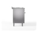 Nostalgie II 60 UP60FNMPSSG Freestanding Dual Fuel Range with 9 Sealed Burners with Griddle Double Oven with Triple Glass Door with Brass knobs view 10