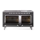 Professional Plus II 60 UP60FQMPMG Freestanding Dual Fuel Range with 9 Sealed Burners with Griddle Double Oven with Solid Door with Stainless Steel knobs view 2