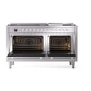 Professional Plus II 60 UP60FQMPSS Freestanding Dual Fuel Range with 9 Sealed Burners with Griddle Double Oven with Solid Door view 2