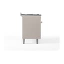 Nostalgie II 60 UP60FQNMPAWC Freestanding Dual Fuel Range with 9 Sealed Burners with Griddle Double Oven with Solid Door with Chrome knobs view 5