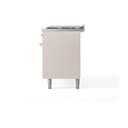 Nostalgie II 60 UP60FQNMPAWC Freestanding Dual Fuel Range with 9 Sealed Burners with Griddle Double Oven with Solid Door with Chrome knobs view 6
