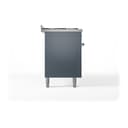 Nostalgie II 60 UP60FQNMPBGC Freestanding Dual Fuel Range with 9 Sealed Burners with Griddle Double Oven with Solid Door with Chrome knobs view 5