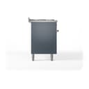 Nostalgie II 60 UP60FQNMPBGP Freestanding Dual Fuel Range with 9 Sealed Burners with Griddle Double Oven with Solid Door with Copper knobs view 5