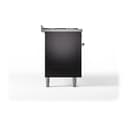 Nostalgie II 60 UP60FQNMPBKP Freestanding Dual Fuel Range with 9 Sealed Burners with Griddle Double Oven with Solid Door with Copper knobs view 5