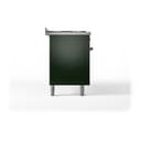 Nostalgie II 60 UP60FQNMPEGB Freestanding Dual Fuel Range with 9 Sealed Burners with Griddle Double Oven with Solid Door with Bronze knobs view 5