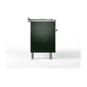 Nostalgie II 60 UP60FQNMPEGG Freestanding Dual Fuel Range with 9 Sealed Burners with Griddle Double Oven with Solid Door with Brass knobs view 5