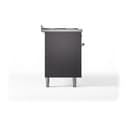 Nostalgie II 60 UP60FQNMPMGG Freestanding Dual Fuel Range with 9 Sealed Burners with Griddle Double Oven with Solid Door with Brass knobs view 4