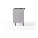 Nostalgie II 60 UP60FQNMPWHB Freestanding Dual Fuel Range with 9 Sealed Burners with Griddle Double Oven with Solid Door with Bronze knobs view 5