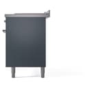 Nostalgie II 60 UP60FSNMPBGC Freestanding Dual Fuel Range with 7 Sealed Burners with Griddle and French Top Double Oven with Triple Glass Door with Chrome knobs view 11