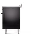 Nostalgie II 60 UP60FSNMPBKB Freestanding Dual Fuel Range with 7 Sealed Burners with Griddle and French Top Double Oven with Triple Glass Door with Bronze knobs view 11