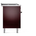 Nostalgie II 60 UP60FSNMPBUB Freestanding Dual Fuel Range with 7 Sealed Burners with Griddle and French Top Double Oven with Triple Glass Door with Bronze knobs view 10