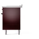 Nostalgie II 60 UP60FSNMPBUB Freestanding Dual Fuel Range with 7 Sealed Burners with Griddle and French Top Double Oven with Triple Glass Door with Bronze knobs view 11