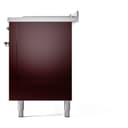 Nostalgie II 60 UP60FSNMPBUC Freestanding Dual Fuel Range with 7 Sealed Burners with Griddle and French Top Double Oven with Triple Glass Door with Chrome knobs view 10