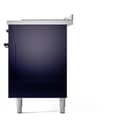 Nostalgie II 60 UP60FSNMPMBB Freestanding Dual Fuel Range with 7 Sealed Burners with Griddle and French Top Double Oven with Triple Glass Door with Bronze knobs view 11