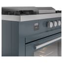 Professional Plus II 60 UP60FSQMPBG Freestanding Dual Fuel Range with 7 Sealed Burners with Griddle and French Top Double Oven with Solid Door with Stainless Steel knobs view 7
