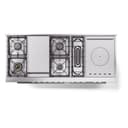 Professional Plus II 60 UP60FSQMPBG Freestanding Dual Fuel Range with 7 Sealed Burners with Griddle and French Top Double Oven with Solid Door with Stainless Steel knobs view 8
