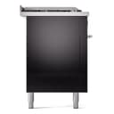 Professional Plus II 60 UP60FSQMPBK Freestanding Dual Fuel Range with 7 Sealed Burners with Griddle and French Top Double Oven with Solid Door with Stainless Steel knobs view 9