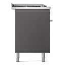 Professional Plus II 60 UP60FSQMPMG Freestanding Dual Fuel Range with 7 Sealed Burners with Griddle and French Top Double Oven with Solid Door with Stainless Steel knobs view 9