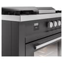 Professional Plus II 60 UP60FSQMPMG Freestanding Dual Fuel Range with 7 Sealed Burners with Griddle and French Top Double Oven with Solid Door with Stainless Steel knobs view 7